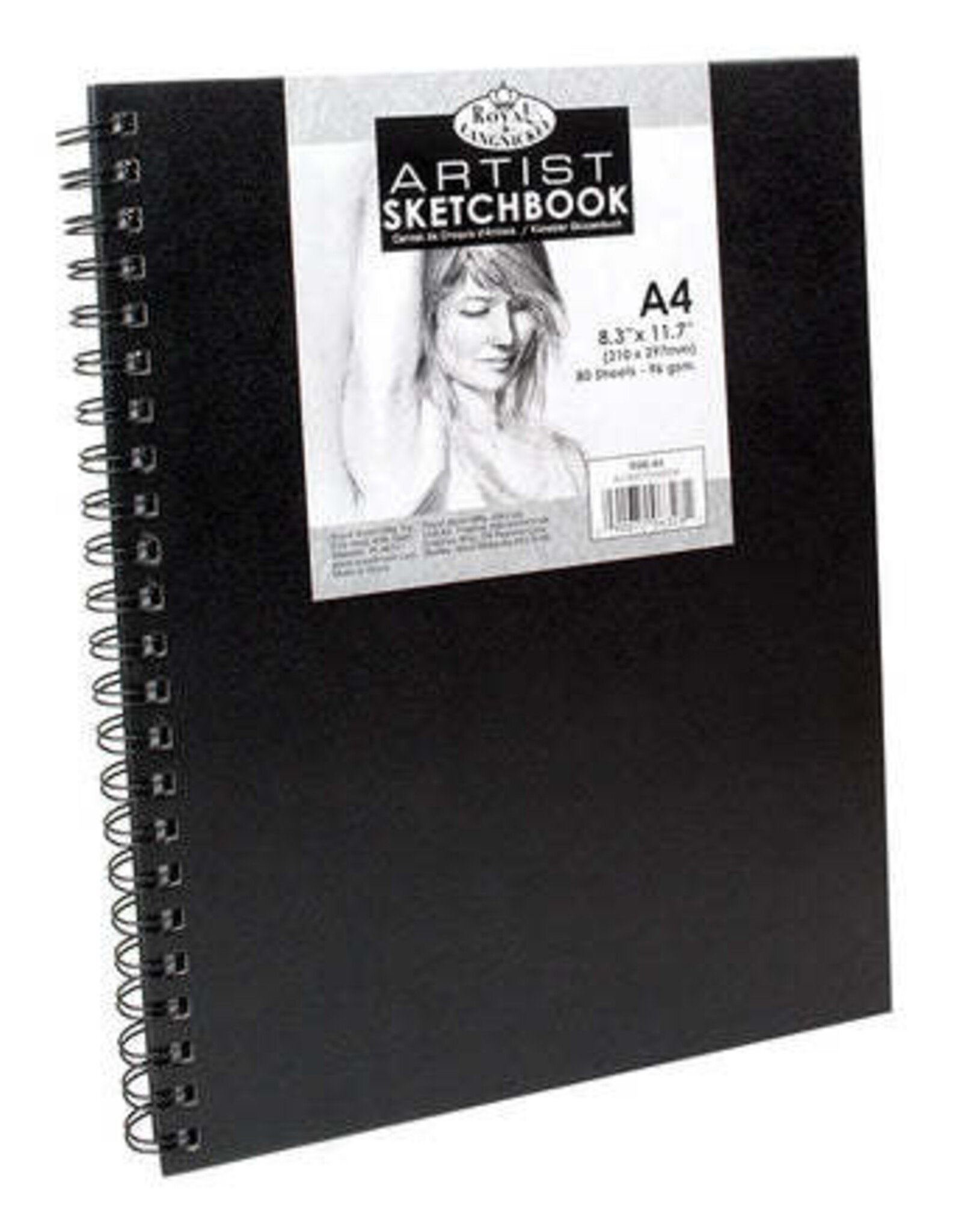 Royal & Langnickel Sketchbook Large Black Cover