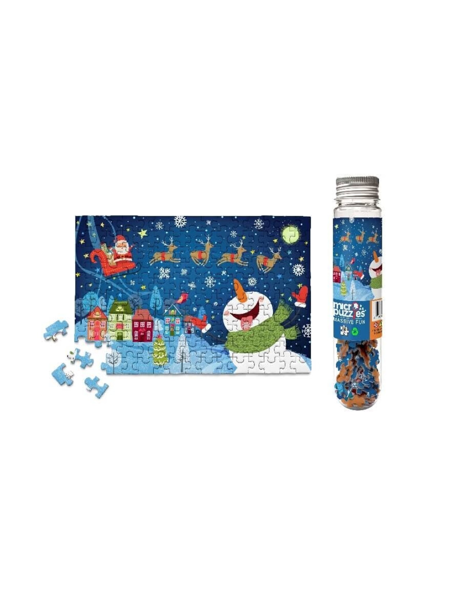 Micropuzzles Here Comes Santa Claus Christmas Gifts Snowman
