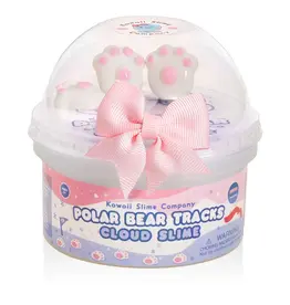 Kawaii Slime Polar Bear Tracks Cloud Signature Dome™ Slime