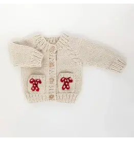 Huggalugs Candy Cane Cardigan Sweater Baby & Toddler 0-6 months
