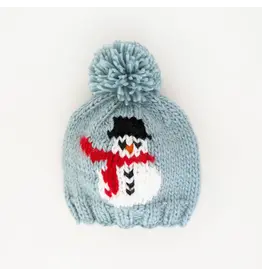 Huggalugs Frosty Snowman Surf Blue Beanie Hat 0-6months