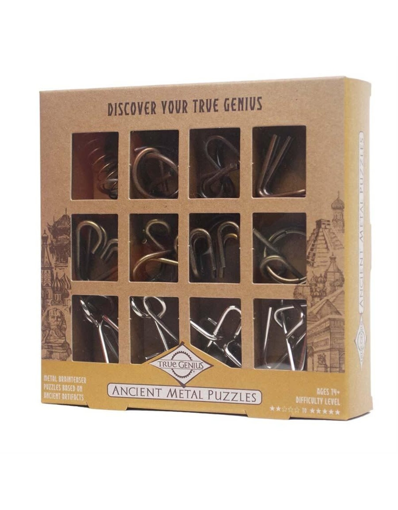 Asmodee Logic Puzzle True Genius Ancient Me