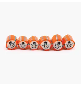 Candylabs Snowman Orange Candy Tube