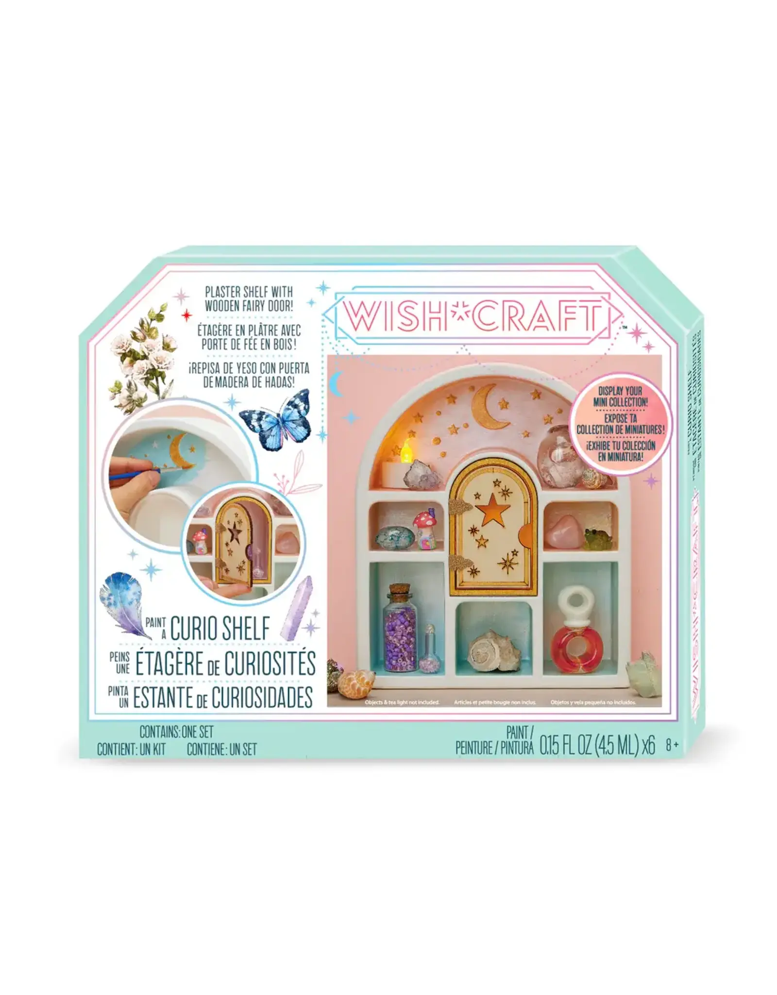 Bright Stripes WishCraft Paint A Curio Shelf