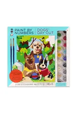 Bright Stripes Paint By Number Dog Portrait