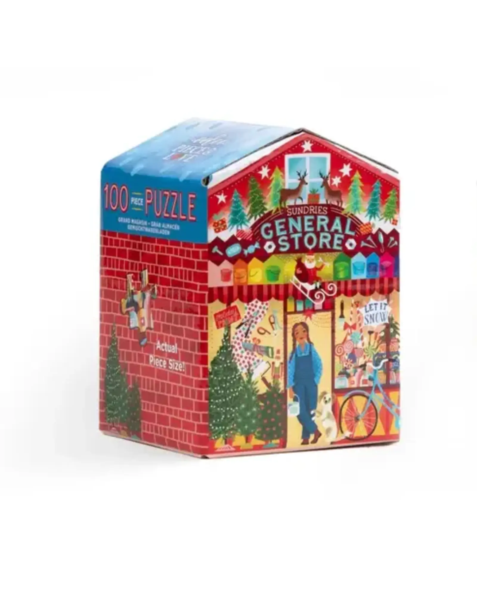 Eeboo 100 Piece Puzzle Bookstore