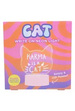 Fizz Creations Light Up Acrylic Sign Cat