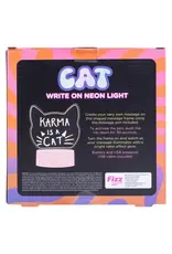 Fizz Creations Light Up Acrylic Sign Cat