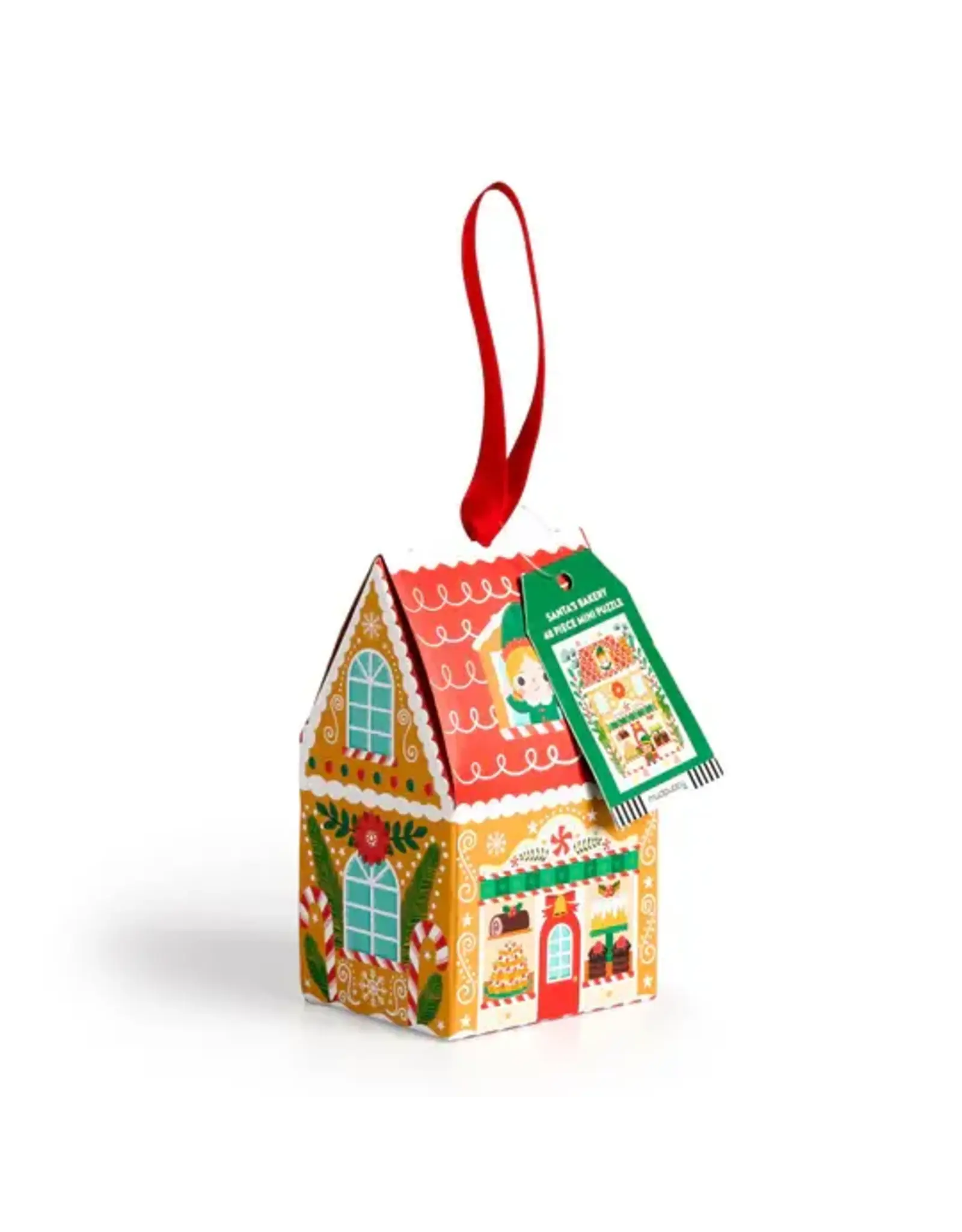 Raincoast Books Santa's Bakery 48 Piece Mini Puzzle Ornament