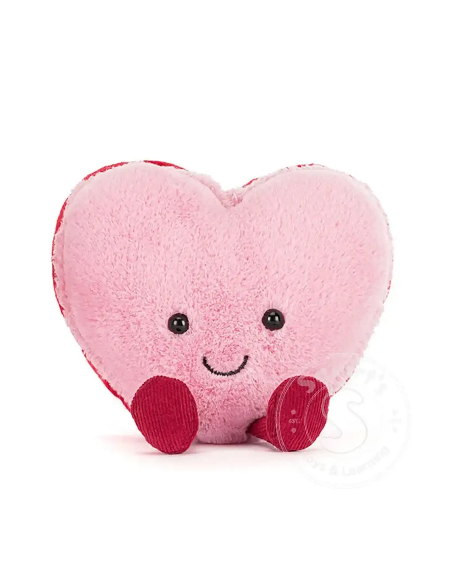 Jellycat Amuseables Colette Heart Macaron (Pink)