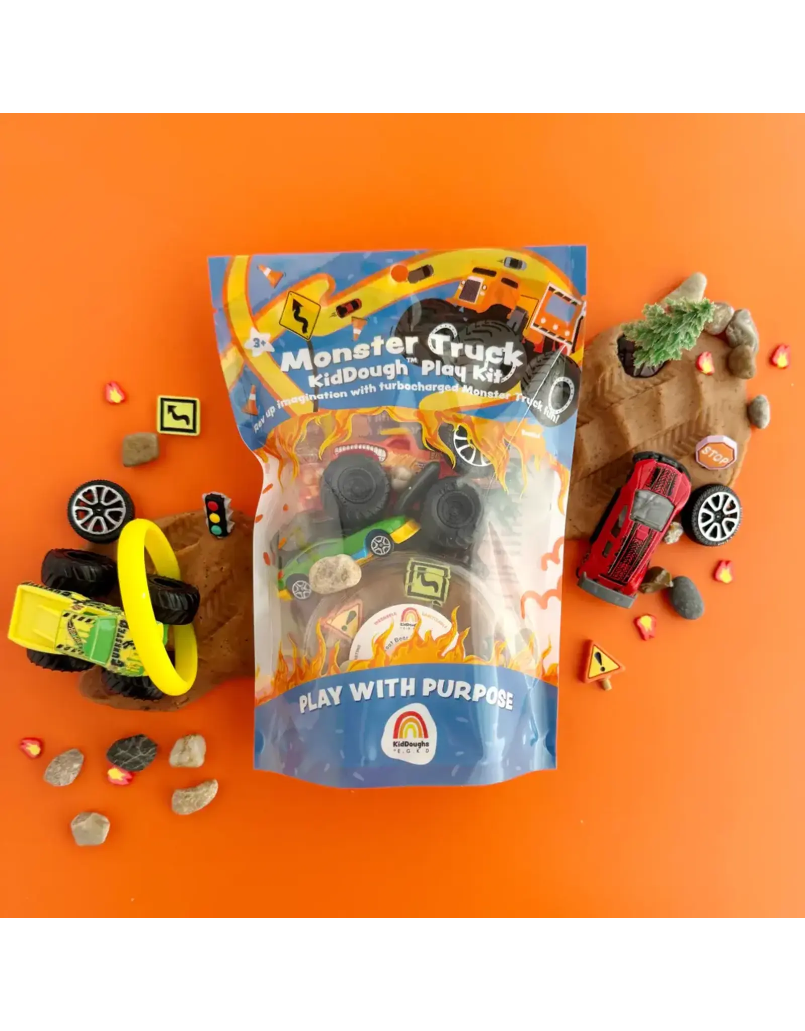 Earth Grown KidDoughs Monster Truck KidDough Play Kit
