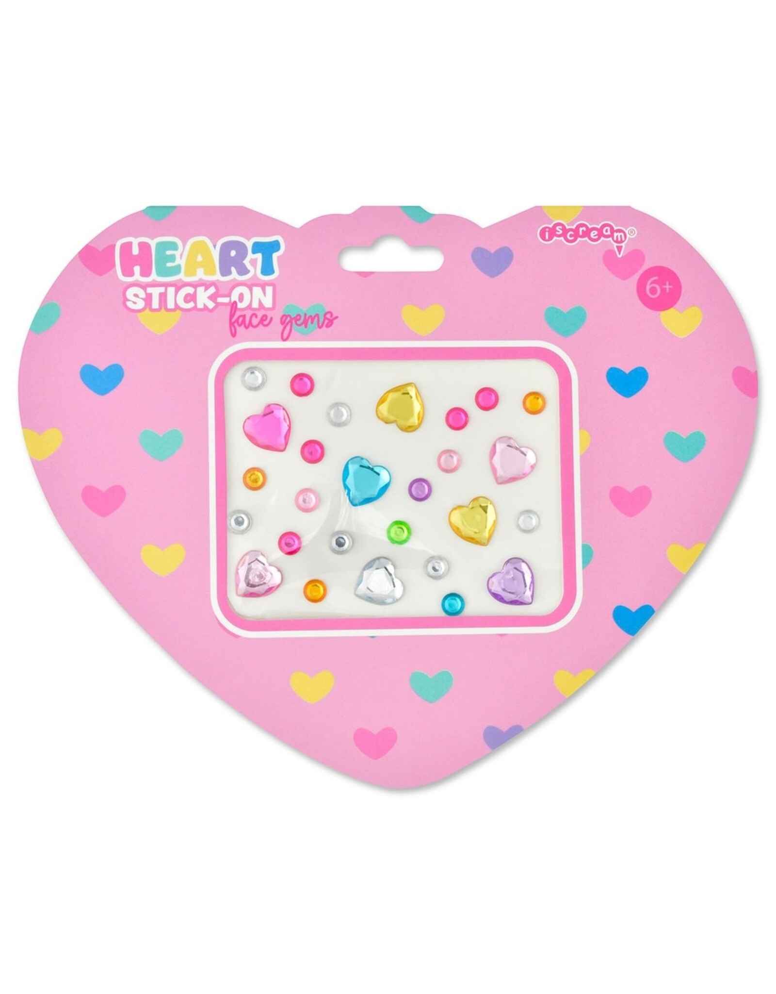 Iscream Happy Heart Face Gems