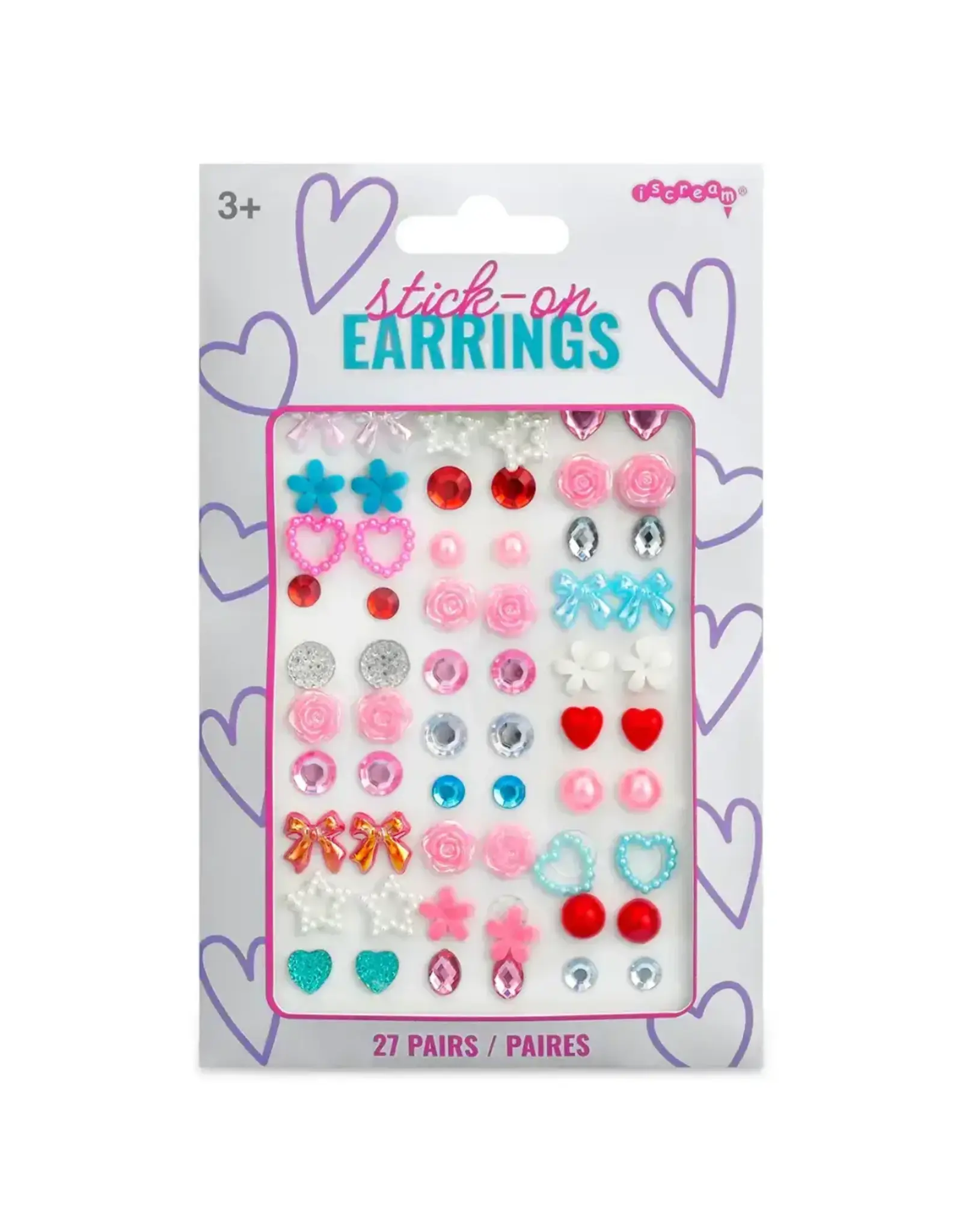 Iscream Sparkly Stick On Earrings