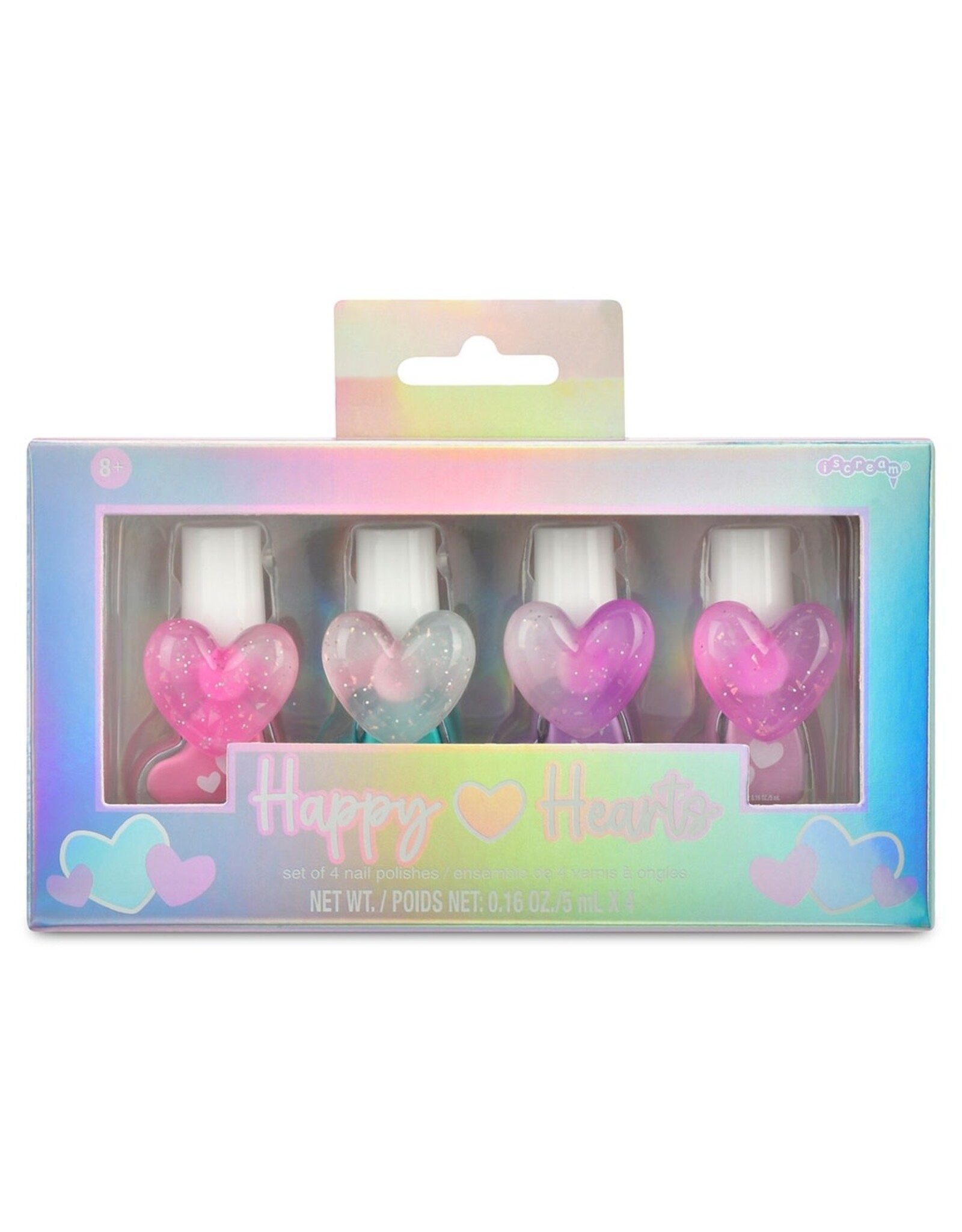 Iscream Happy Hearts Nail Polish Mini Set