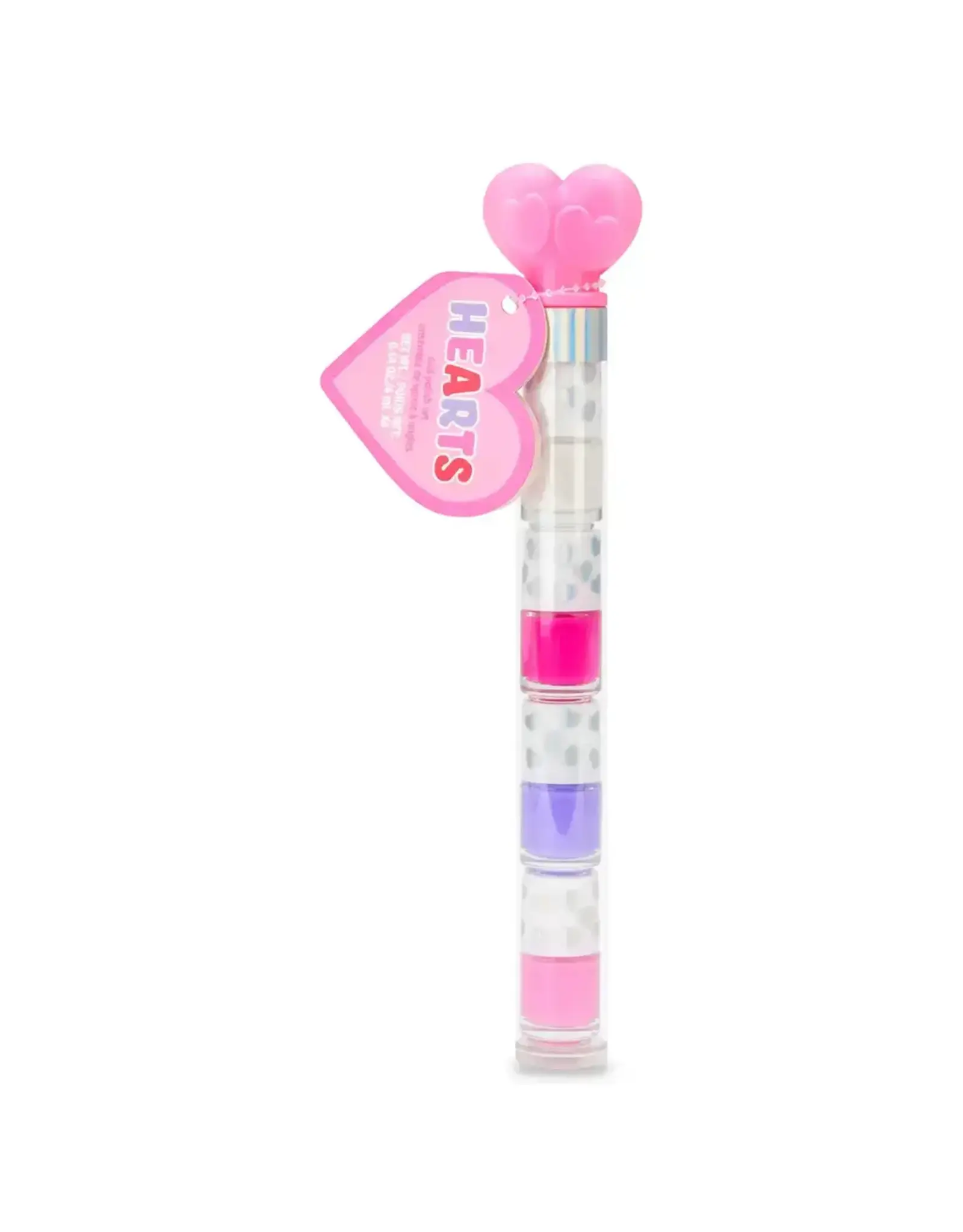 Iscream Hearts Nail Polish Stacking Set