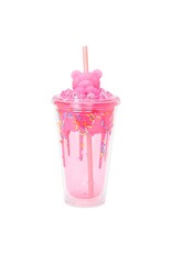 Iscream Pink Bear Sprinkles Tumbler