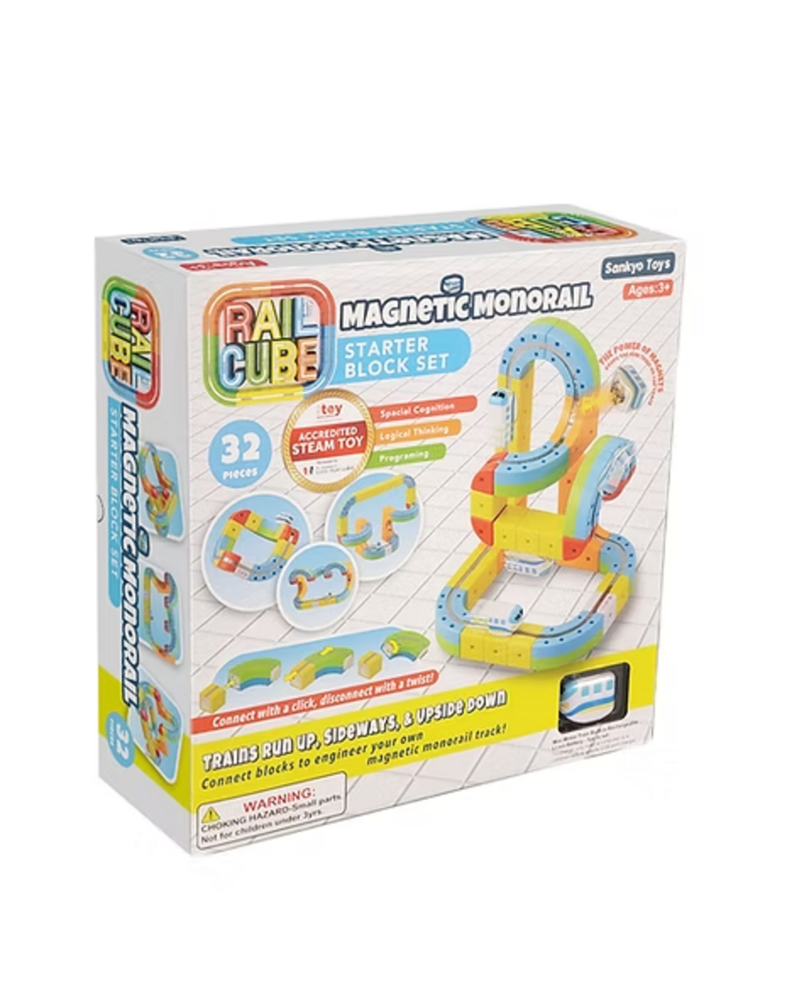 Meekins Rail Cube Magnetic Monorail Starter Set