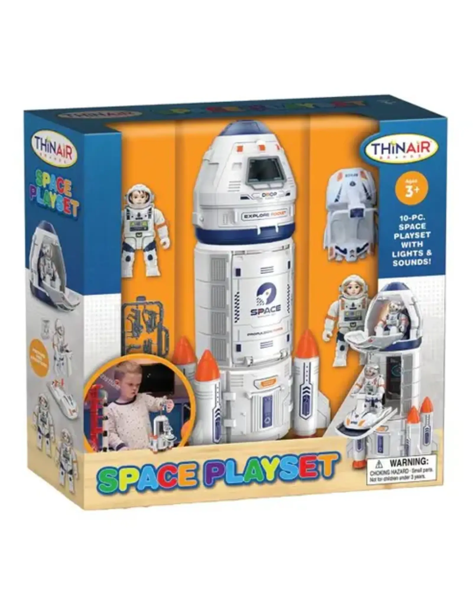 THiN AiR Brands Space Explorer Play Set with Sound & Light Action