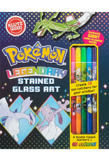 Scholastic Klutz Pokemon Legendary Stained Glass Art