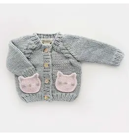 Huggalugs Kitty Cardigan for Baby & Toddler 0-6 months