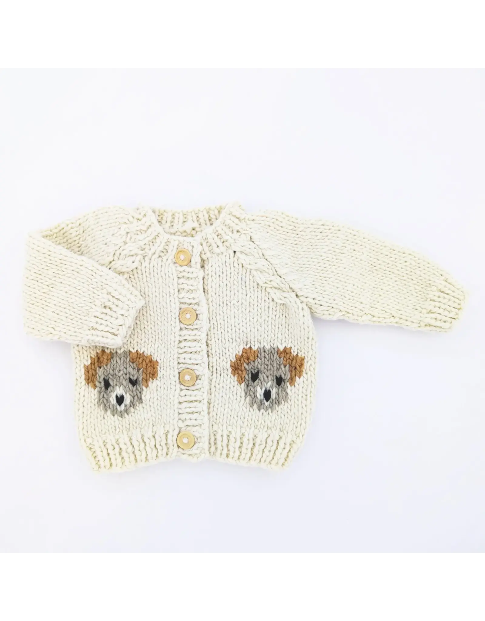 Huggalugs Puppy Cardigan Sweater Baby & Toddler 2-3T