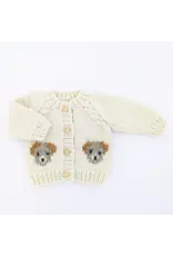 Huggalugs Puppy Cardigan Sweater Baby & Toddler 12-18 months