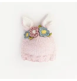 Huggalugs Flower Bunny Beanie Blush/Multi Baby & Kids XS (newborn)