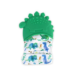 Itzy Ritzy Itzy Silicone Teething Mitts Dinosaur