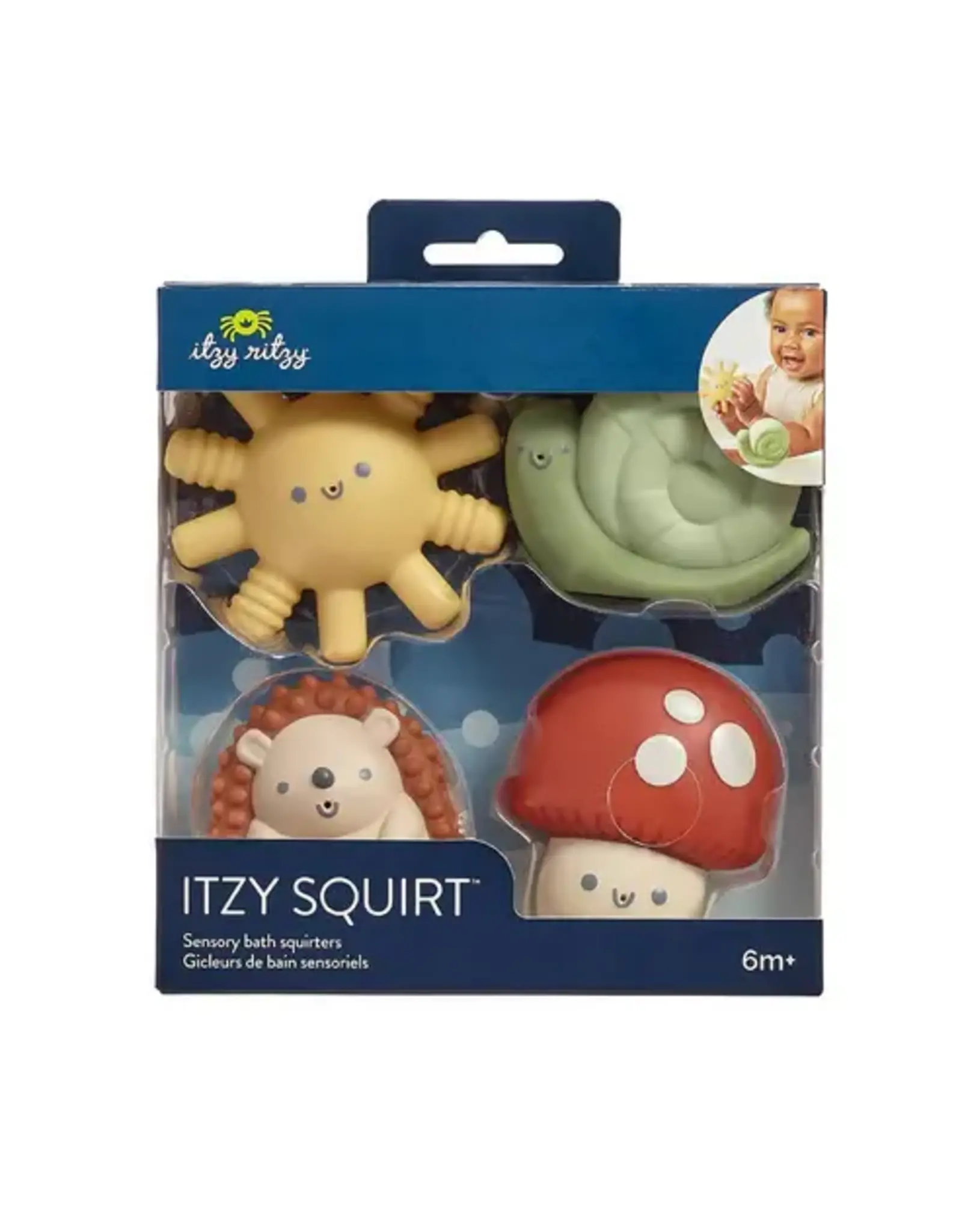 Itzy Ritzy Itzy Squirt 4 Pack of Soft Bath Toys