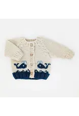 Huggalugs Whale Cardigan Sweater