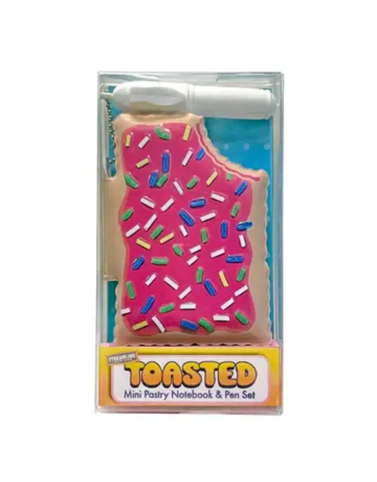 STREAMLINE Toaster Pastry Mini Puffy Notebooks w/ Pen