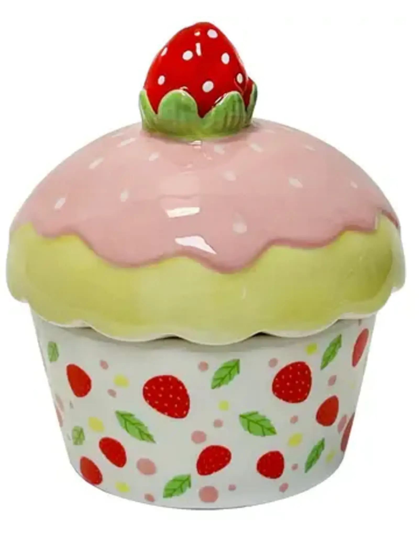 STREAMLINE Strawberry Cupcake Trinket Box