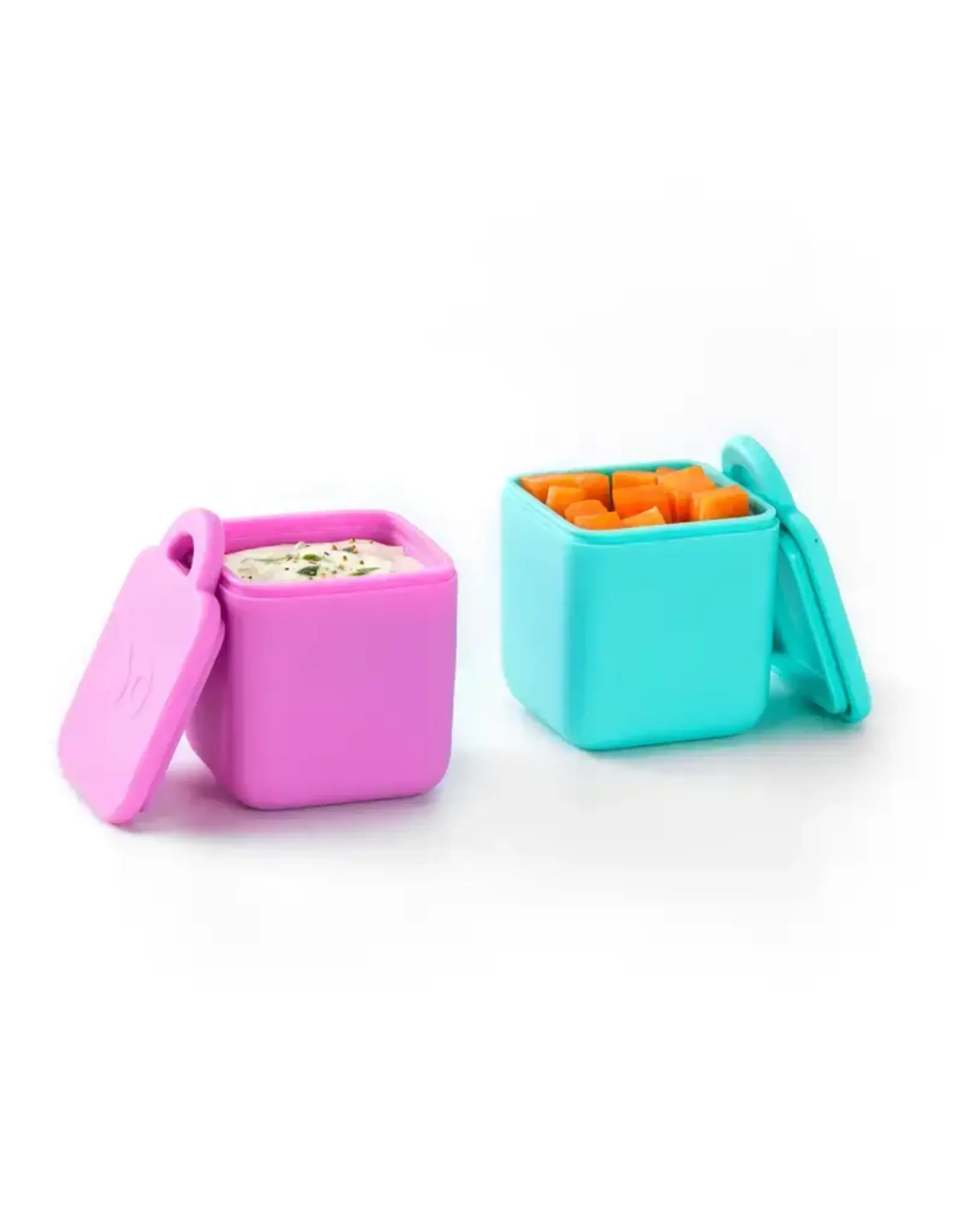 OmieLife Omielife Dip Container Rose & Cyan
