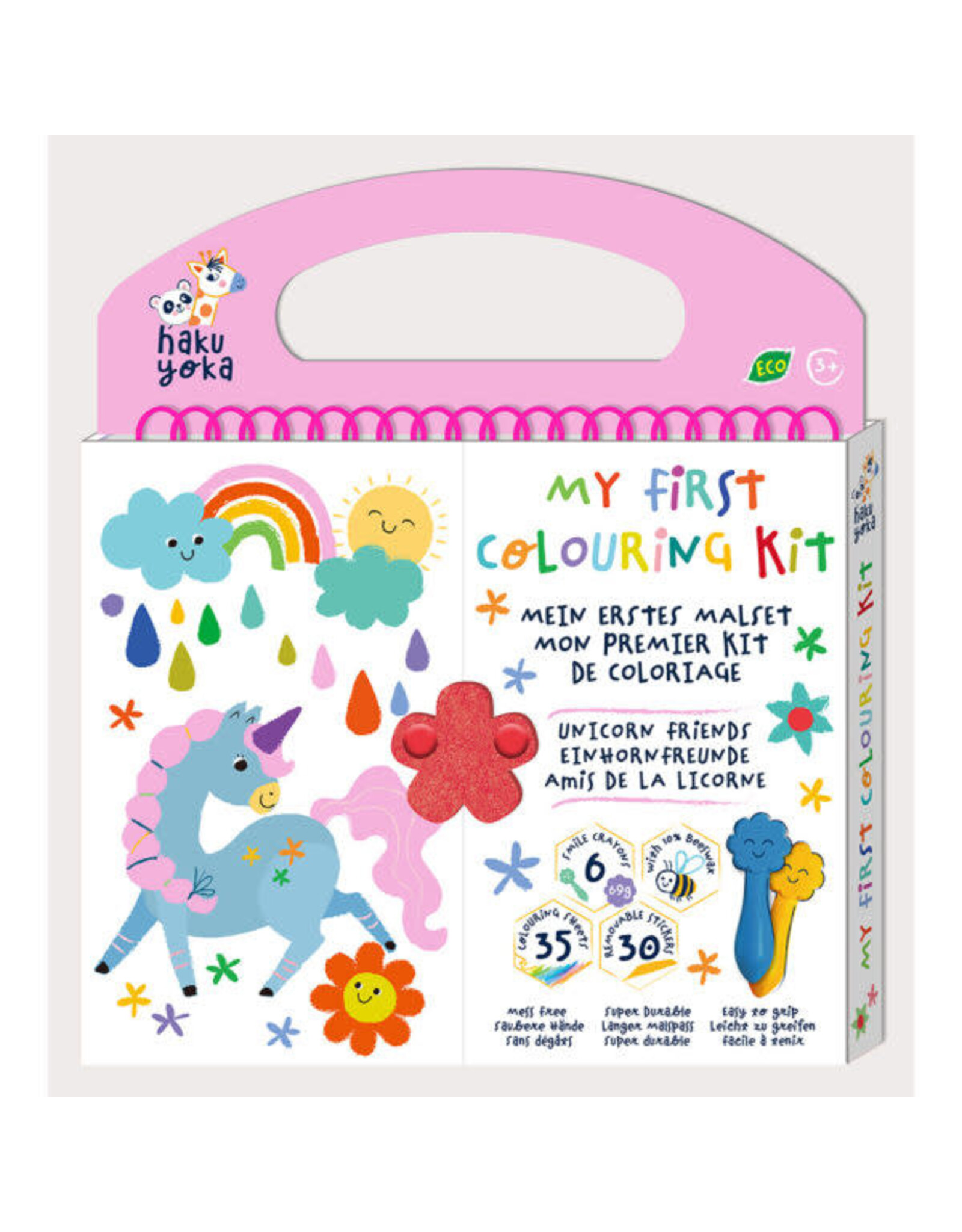 Avenir Haku Yoka My First Colouring Kit - Unicorn Friends