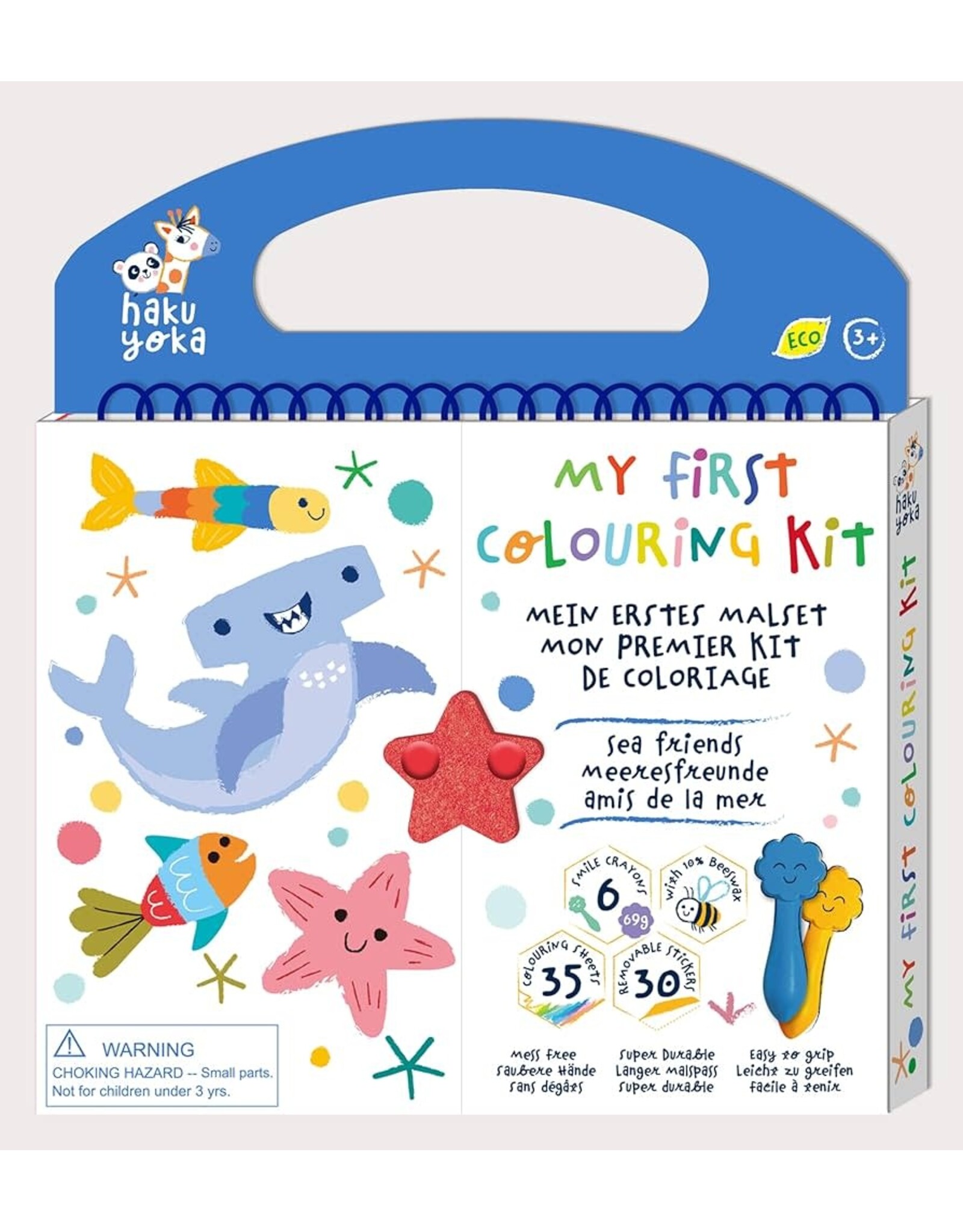 Avenir Haku Yoka My First Colouring Kit - Sea Friends