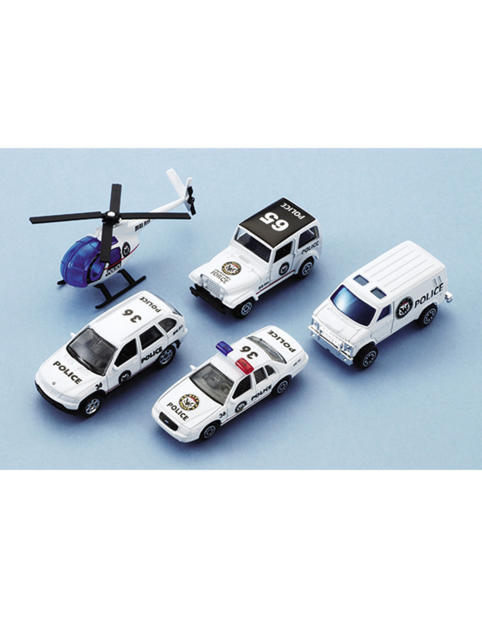 Welly Police - 5pc City Team Gift Set