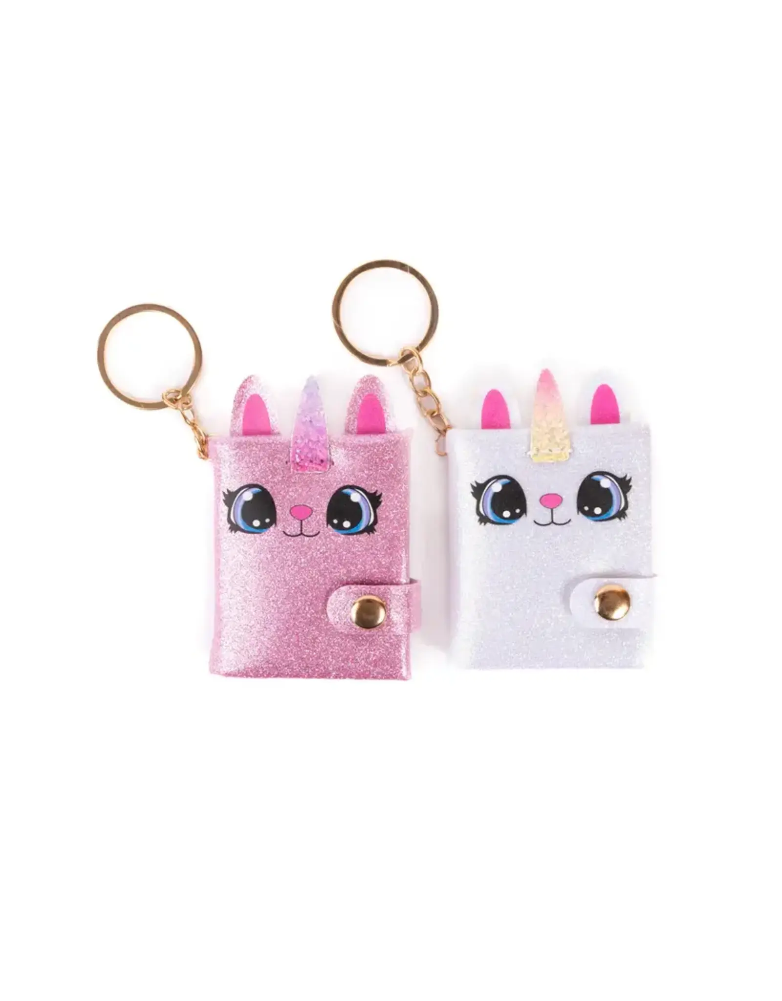 Great Pretenders Mini Sparkly Friends Keychain Journal, Caticorn
