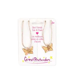 Great Pretenders BFF Butterfly Share & Tear Necklace 2 Piece