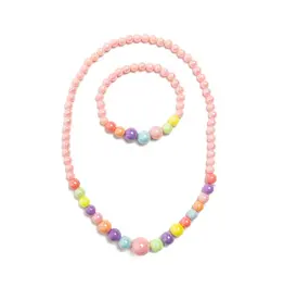 Great Pretenders Pearly Pastel Necklace & Bracelet 2 Piece Set