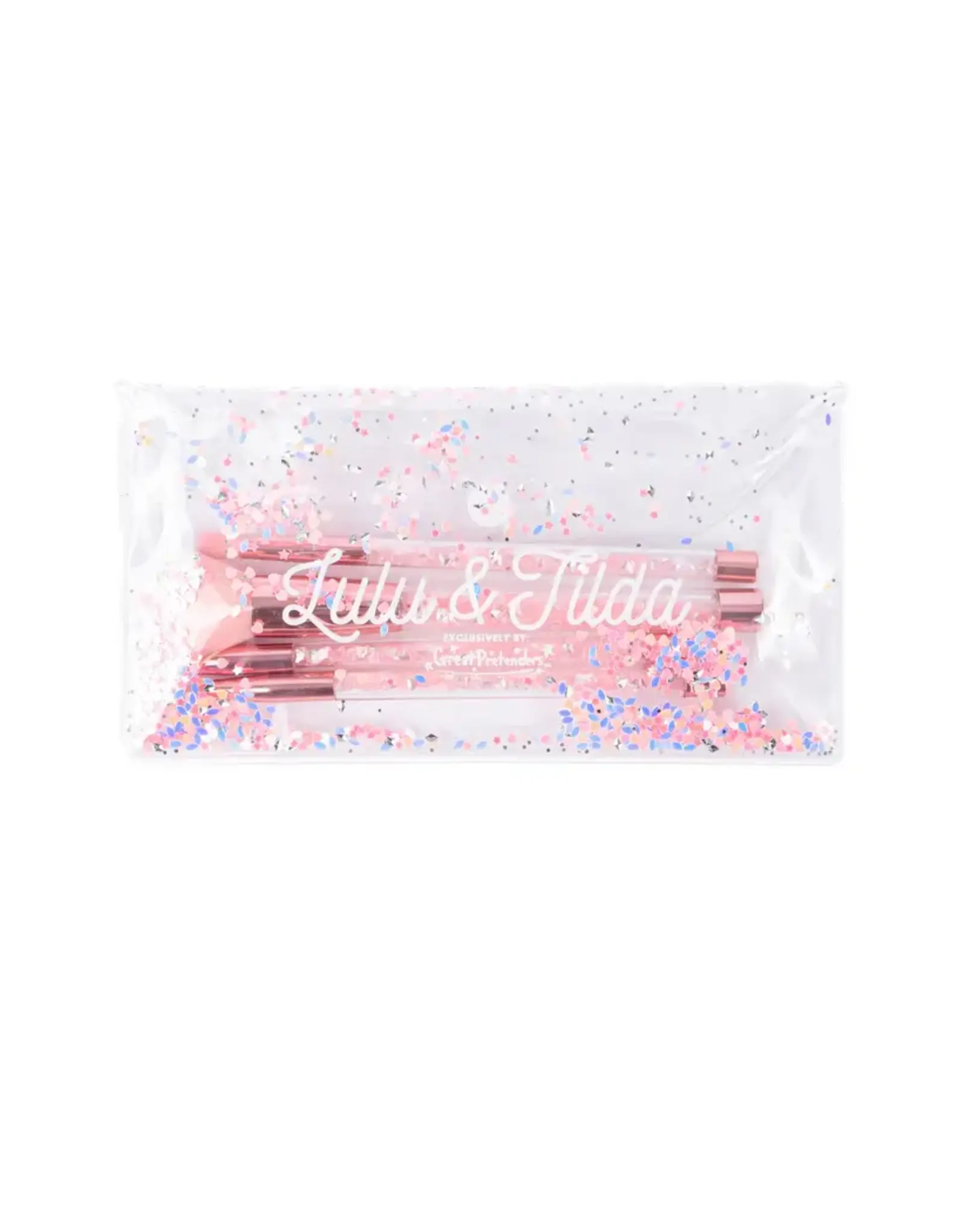 Great Pretenders Glam Girl Glitter Brush Set with Bag