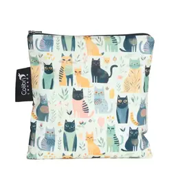 Colibri Cats Reusable Snack Bag Large