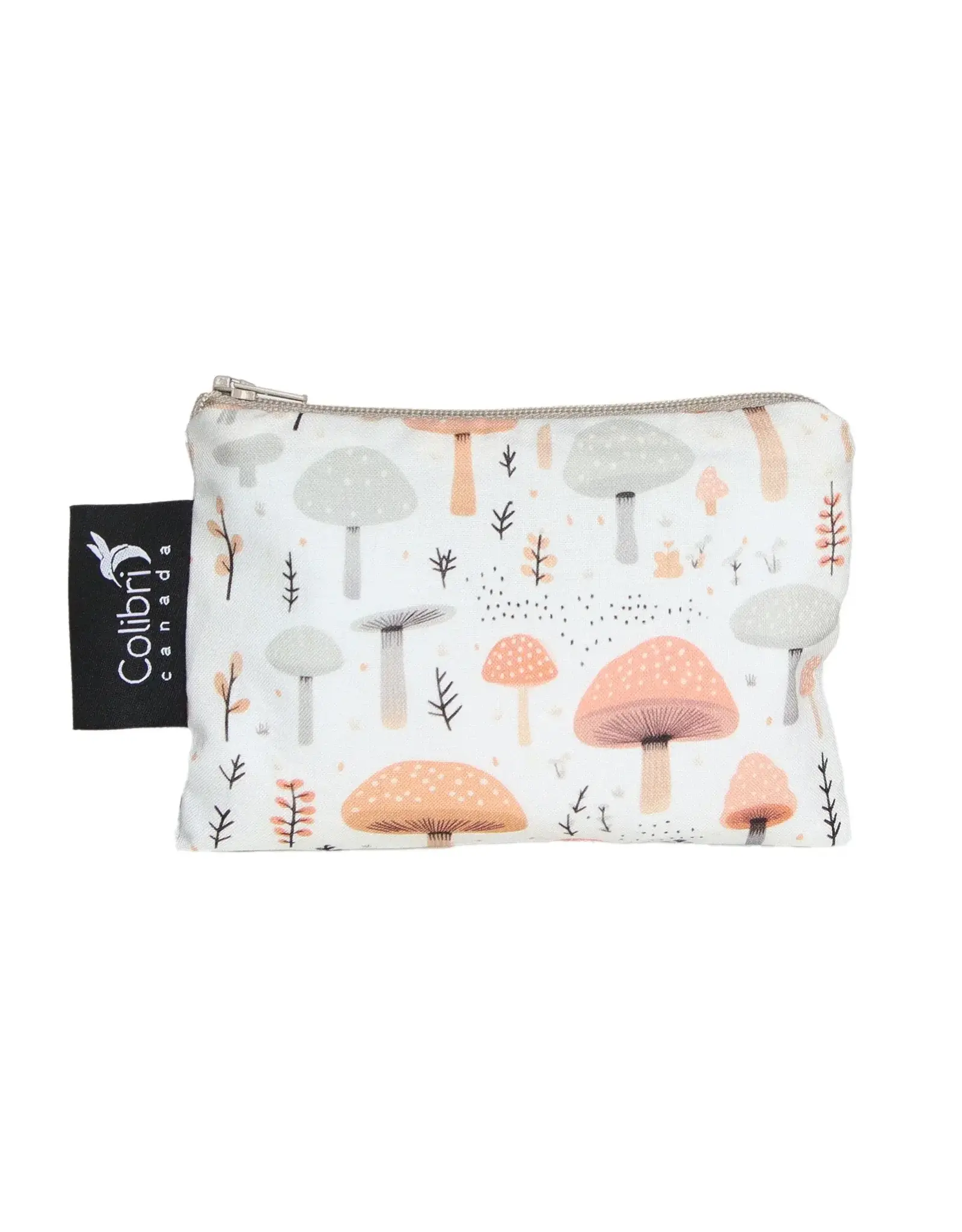 Colibri Mushrooms Reusable Snack Bag Small