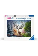 Ravensburger Deer At Day and Night 1000 Piece Puzzle