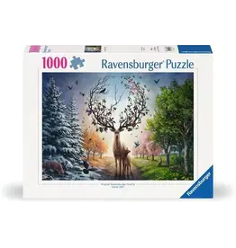 Ravensburger Deer At Day and Night 1000 Piece Puzzle