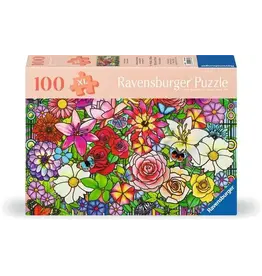 Ravensburger Tiffany Flowers 100 Piece Puzzle