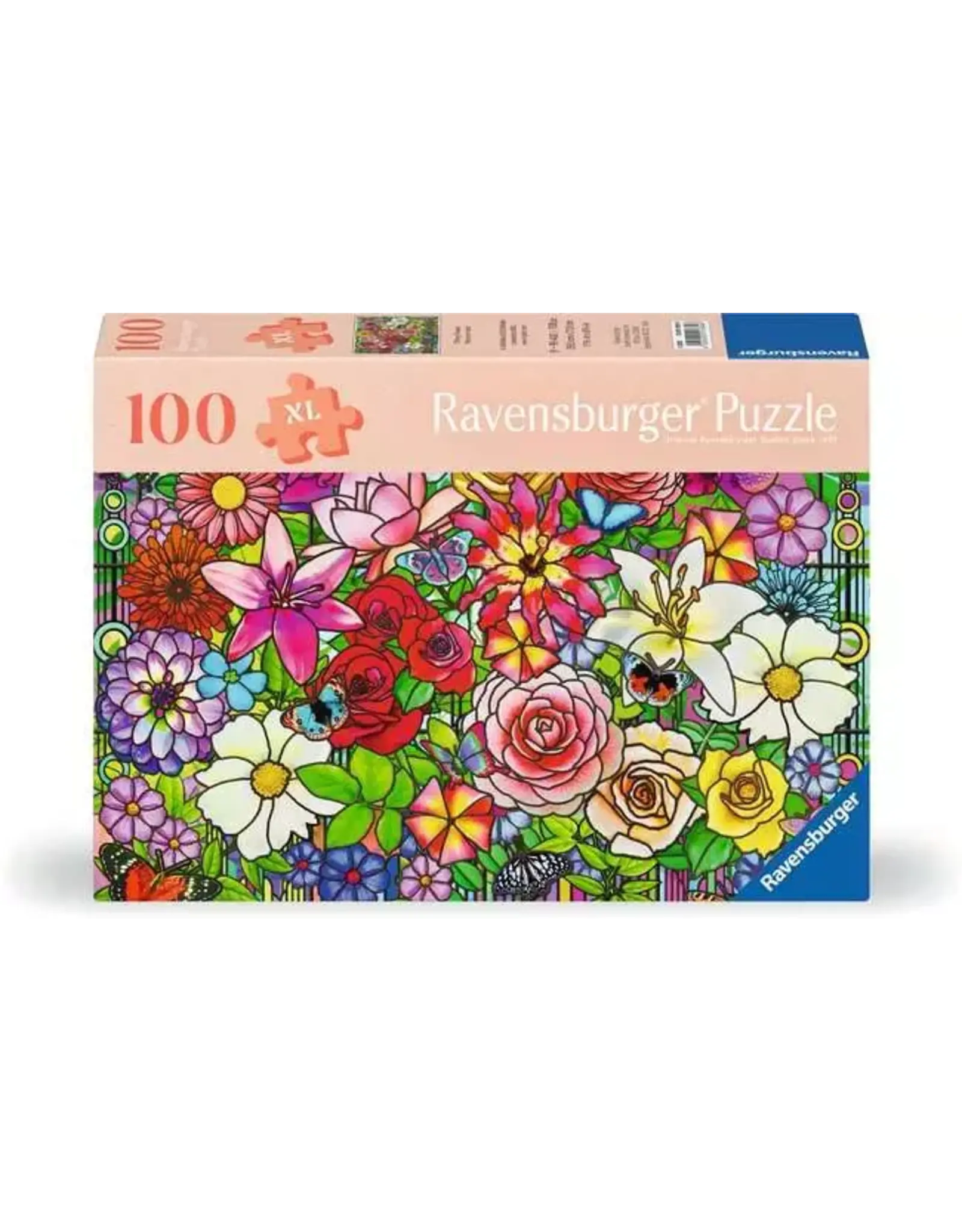 Ravensburger Tiffany Flowers 100 Piece Puzzle