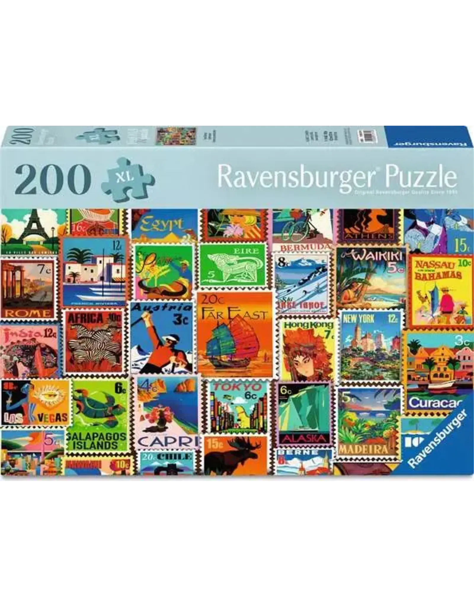 Ravensburger Travel Stamps 200 Piece Puzzle
