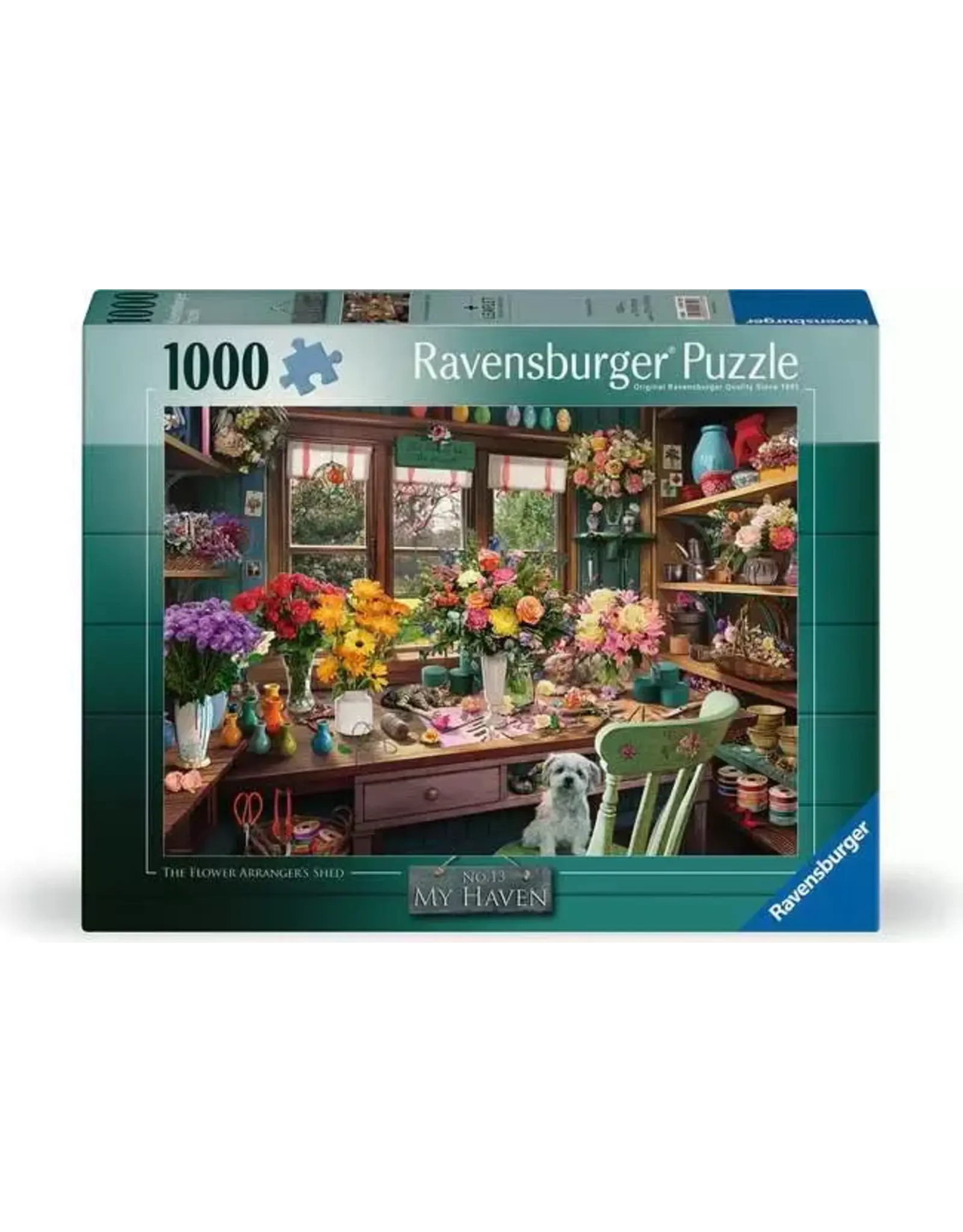 Ravensburger Flower Arranger's Shed 1000 Piece Puzzle