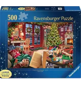Ravensburger Cozy Christmas Retreat 500 Piece Large Format