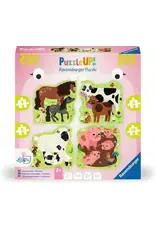 Ravensburger Puzzle Up Farm Animals 4, 6, 8, 10 Piece Puzzles
